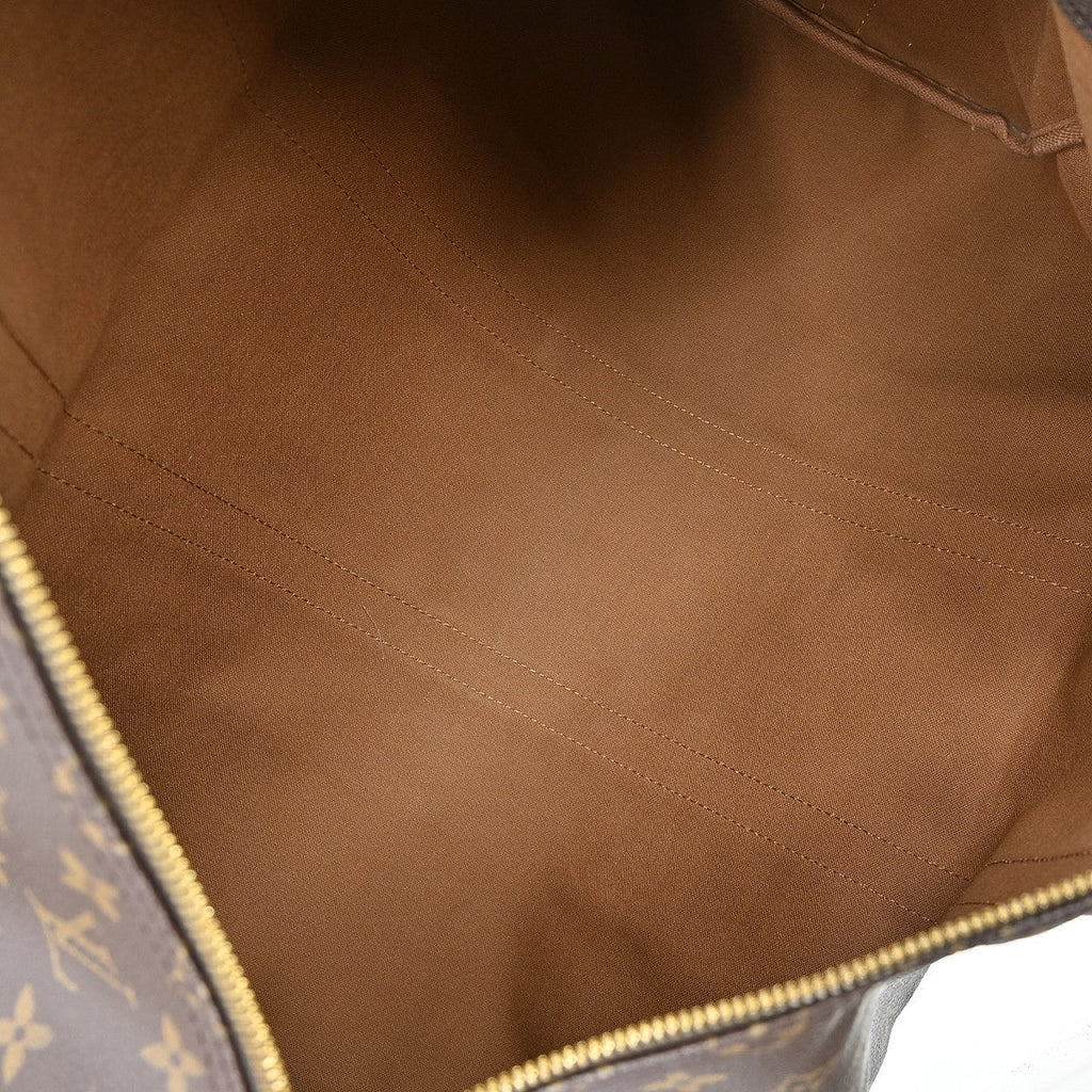 Louis Vuitton Keepall Bandouliere Bag Monogram Canvas Brown Canvas Travel Bag