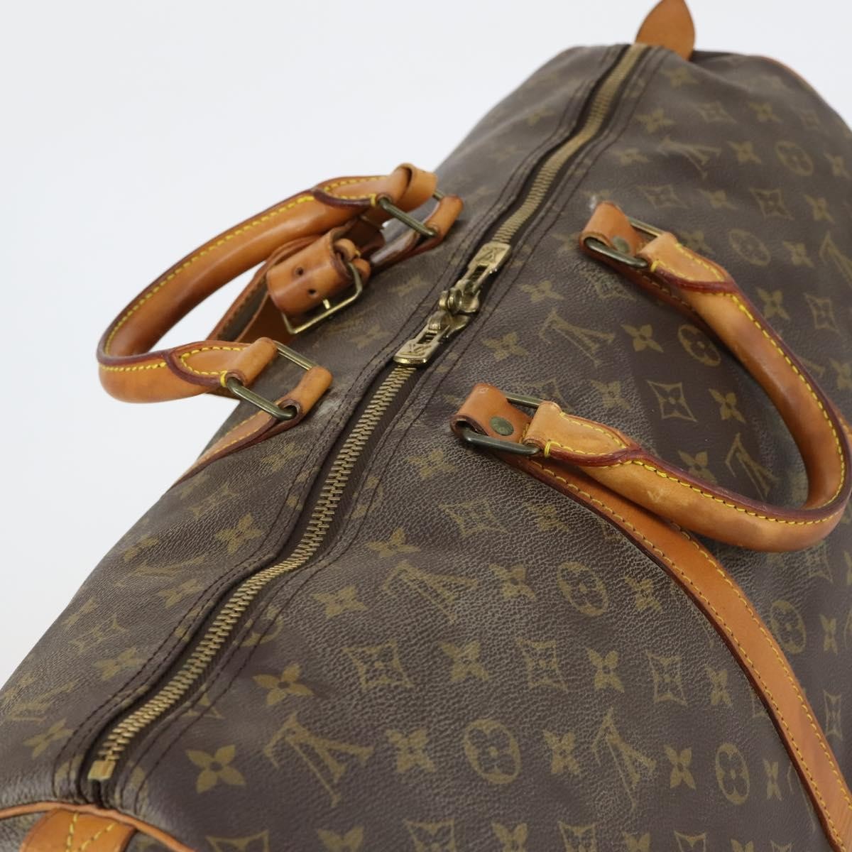 Louis Vuitton Keepall Bag Monogram Canvas Brown Canvas Travel Bag