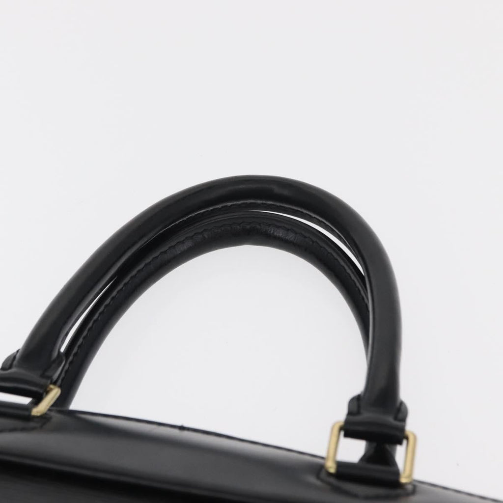 Louis Vuitton Riviera Handbag Epi Leather Black Leather Handbag