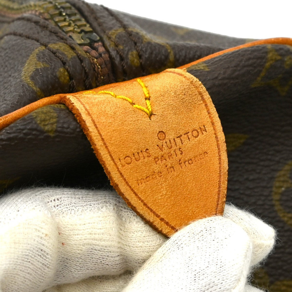 Louis Vuitton Keepall Bag Monogram Canvas Brown Canvas Travel Bag