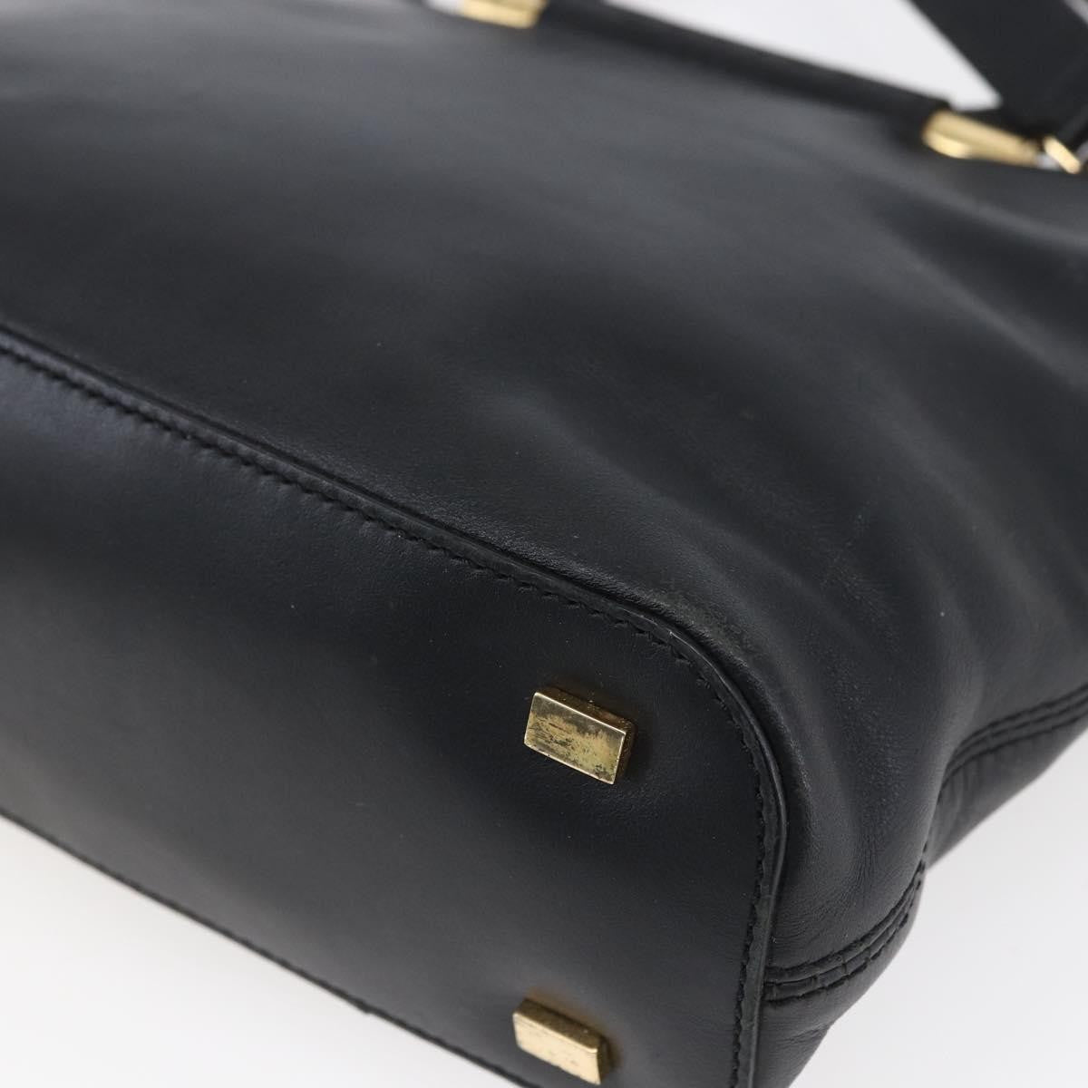 Celine Handbag Leather Black Leather Handbag