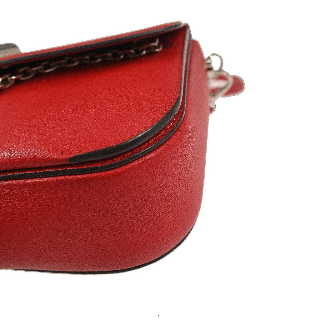 Louis Vuitton Very Messenger Monogram Leather Red Leather Shoulder Bag