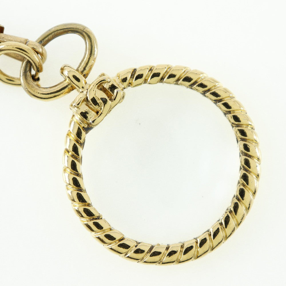 Chanel Vintage Double Cc Pendant Necklace Metal Gold Gold_Plated Jewelry