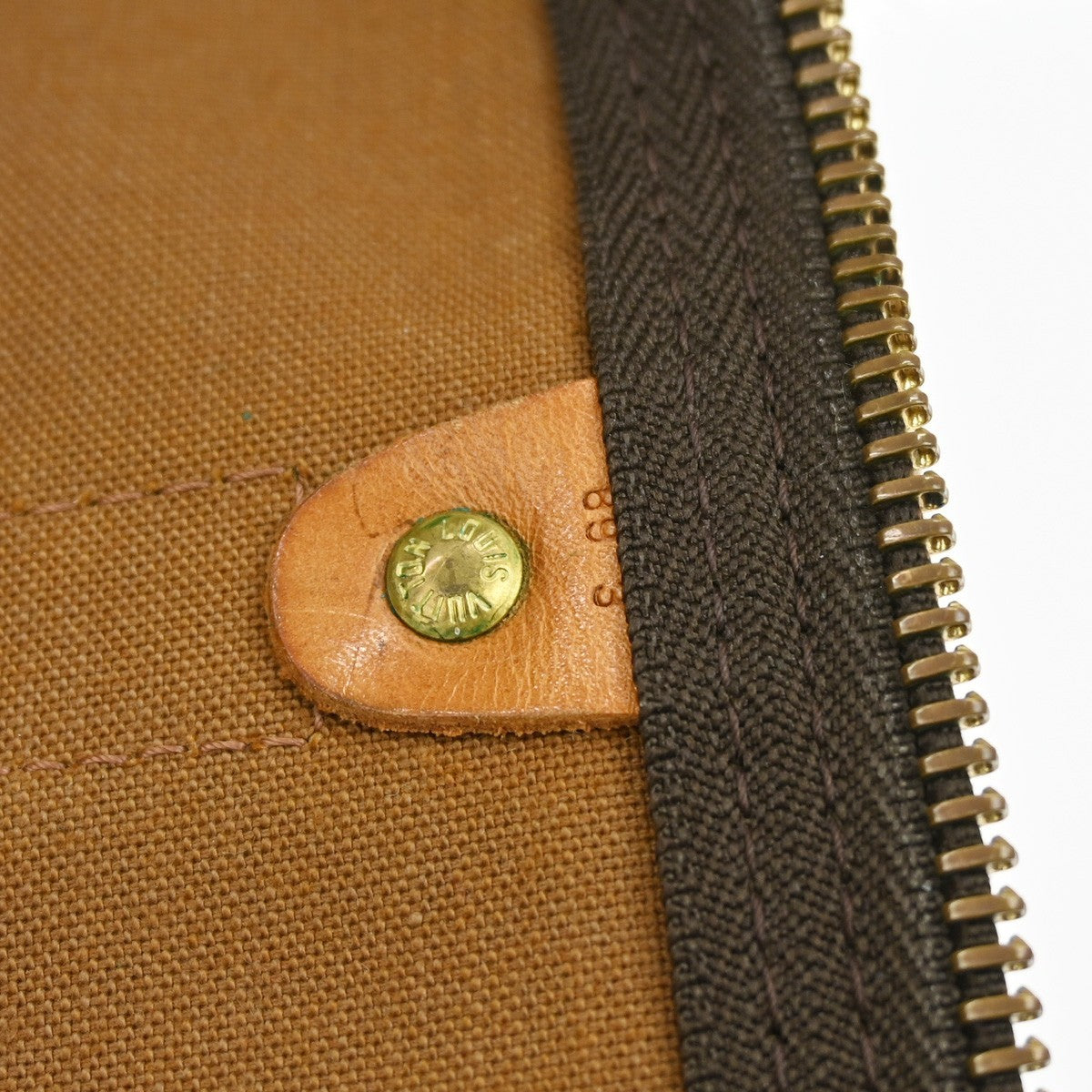 Louis Vuitton Keepall Bag Monogram Canvas Brown Canvas Travel Bag