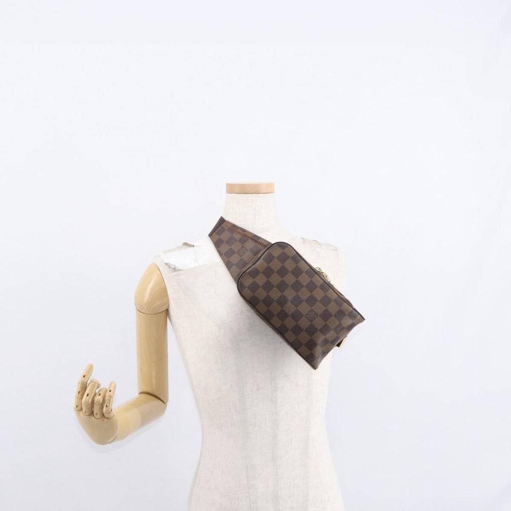 Louis Vuitton Geronimos Waist Bag Damier Brown Canvas Shoulder Bag