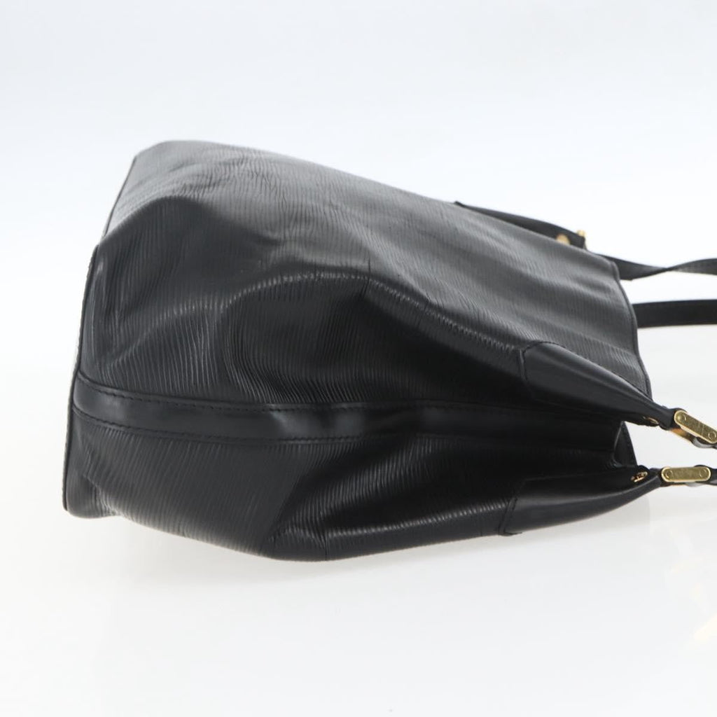 Louis Vuitton Mandara Handbag Epi Leather Black Leather Tote Bag