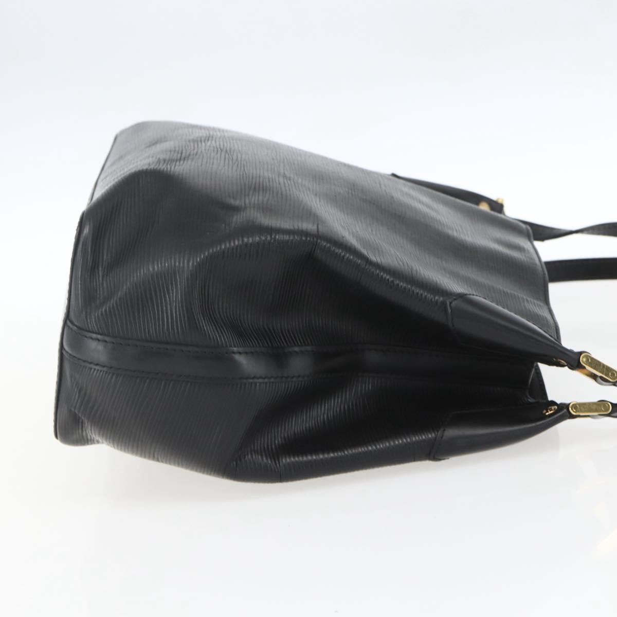 Louis Vuitton Mandara Handbag Epi Leather Black Leather Tote Bag
