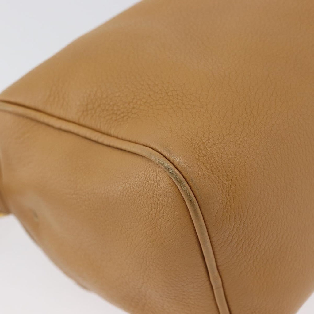 Prada Vintage Shoulder Bag Leather Brown Leather Shoulder Bag Bag