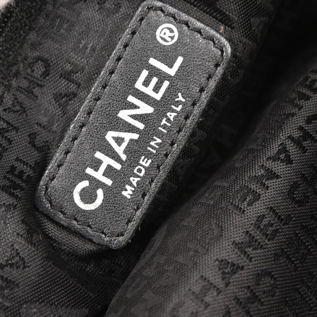 Chanel Pulley Camera Bag Perforated Caviar Black Leather Shoulder Bag Bag