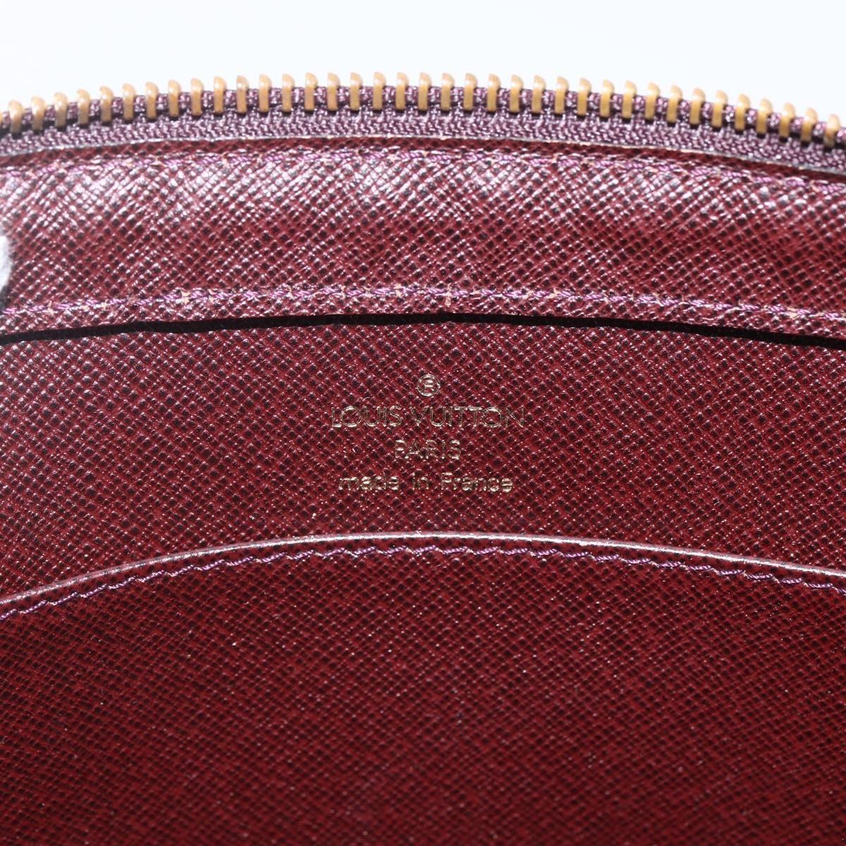 Louis Vuitton Pochette Baikal Clutch Taiga Leather Brown Leather Clutche & Pouche Bag