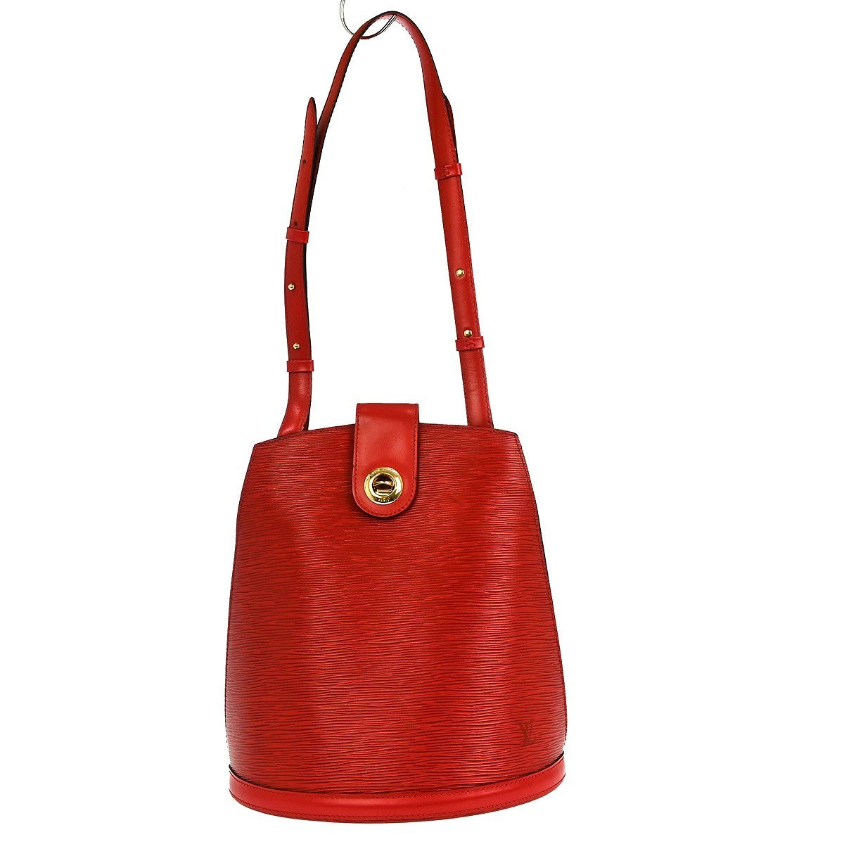 Louis Vuitton Cluny Shoulder Bag Epi Leather Red Leather Shoulder Bag