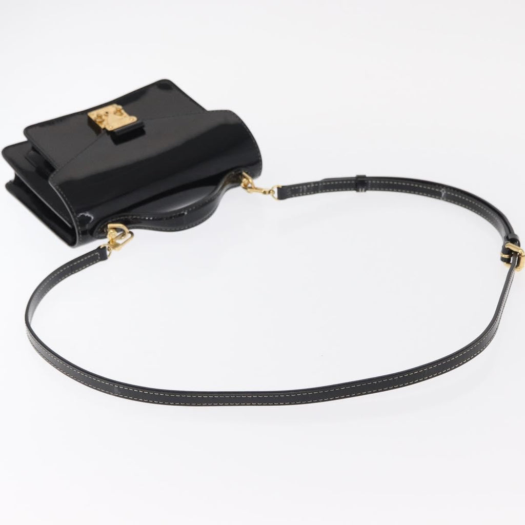 Louis Vuitton Monceau Handbag Vernis Black Patent_Leather Handbag