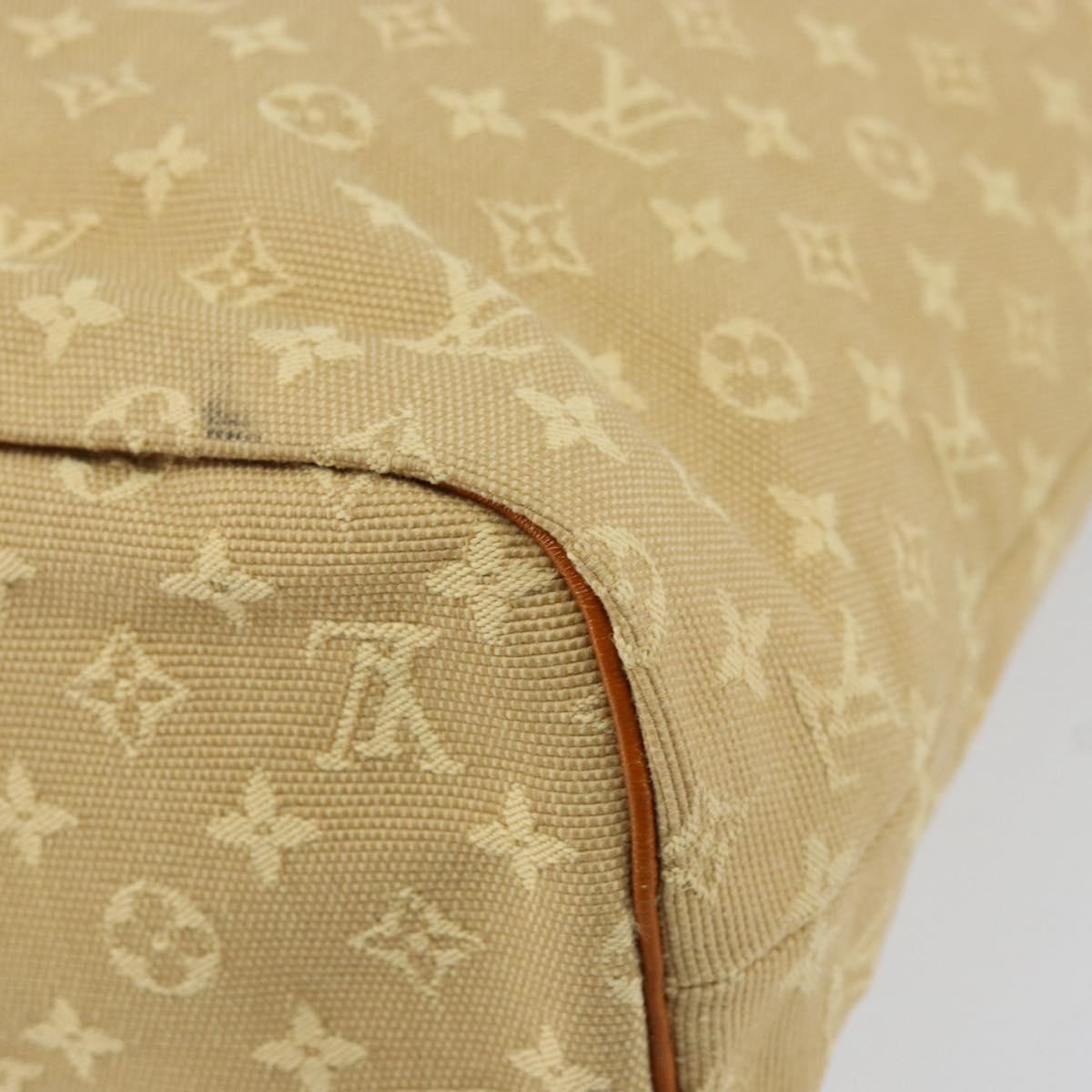Louis Vuitton Lucille Handbag Mini Lin Beige Canvas Tote Bag