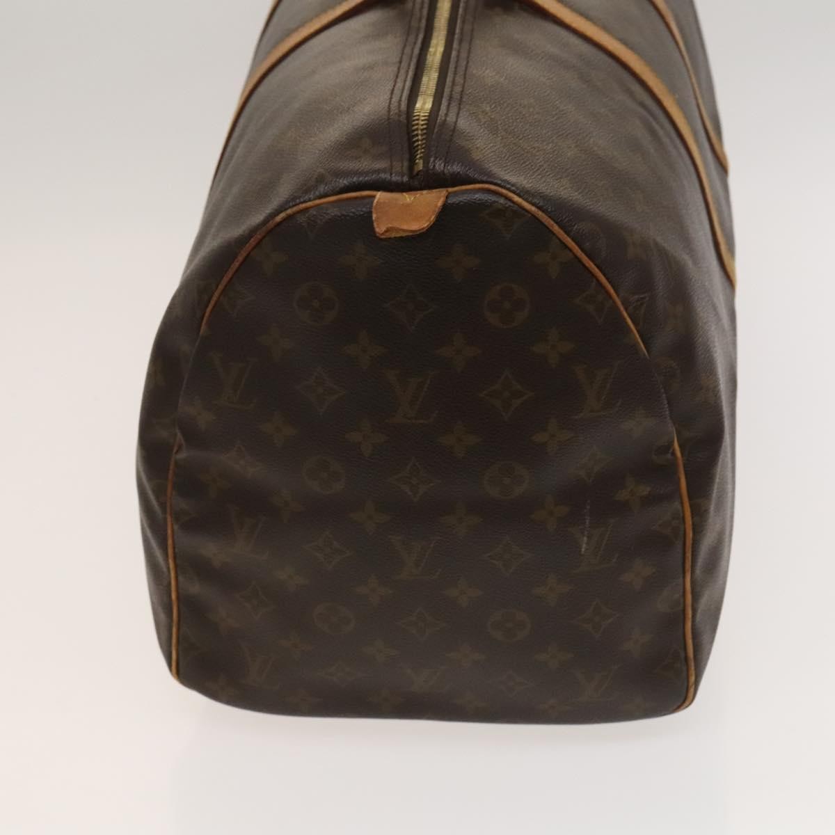 Louis Vuitton Keepall Bag Monogram Canvas Brown Canvas Travel Bag