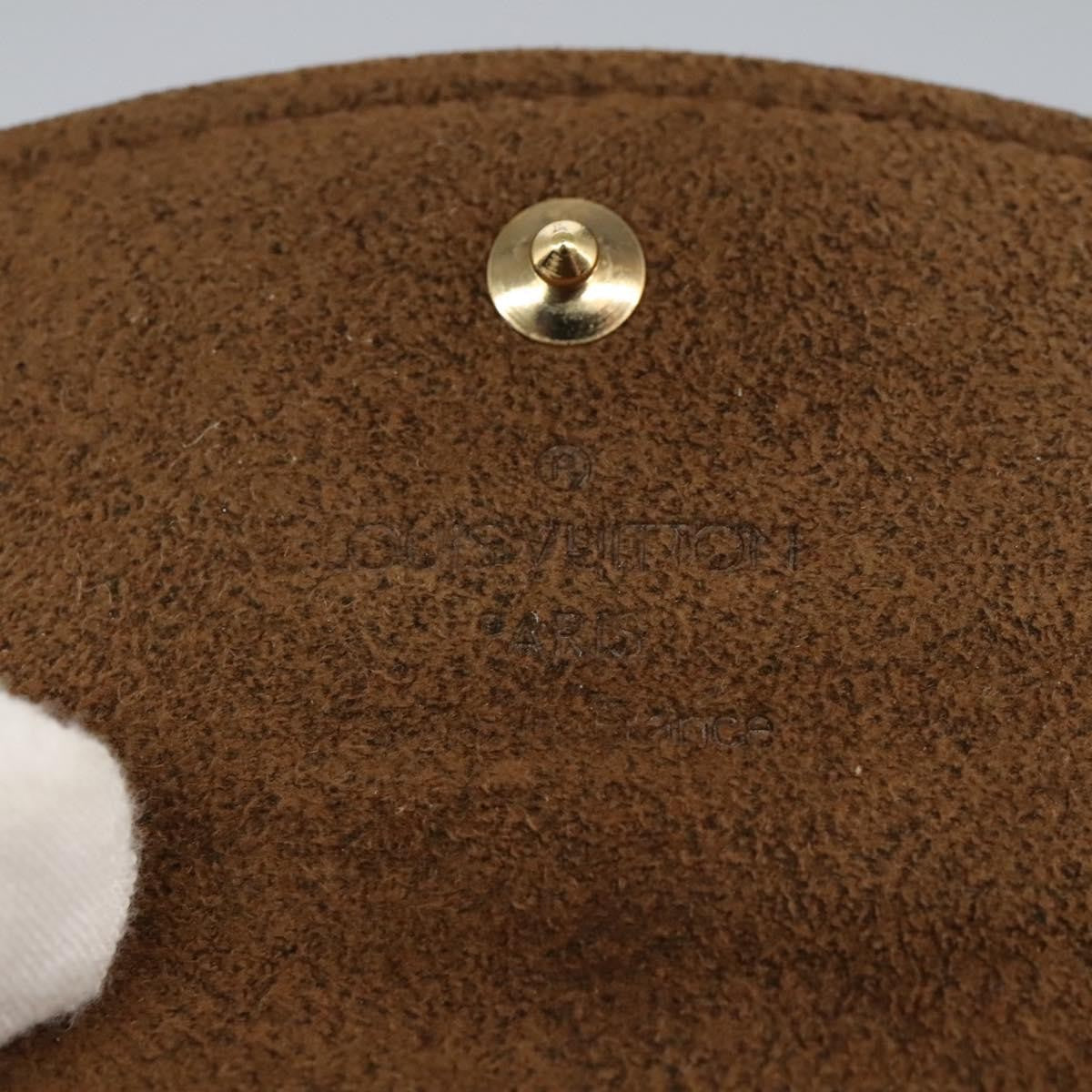 Louis Vuitton Cufflinks Case Damier Brown Canvas Cufflinks Jewelry