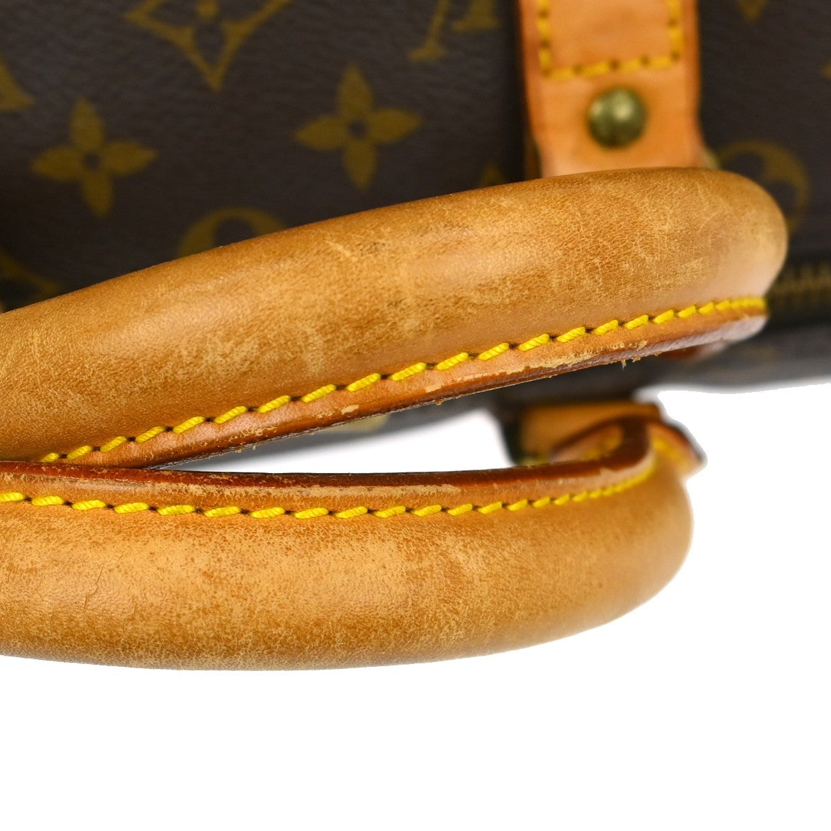 Louis Vuitton Keepall Bag Monogram Canvas Brown Canvas Travel Bag