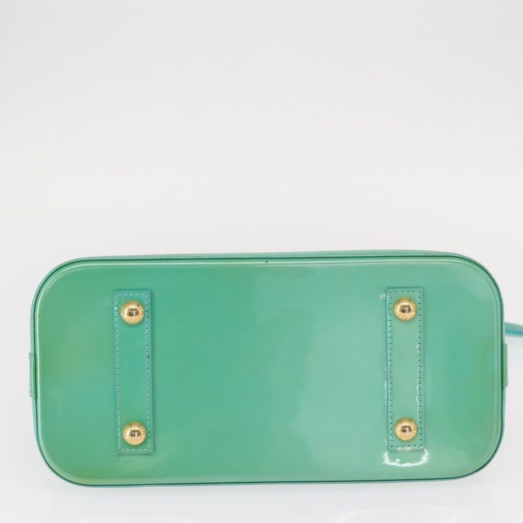 Louis Vuitton Alma Handbag Patent Leather Blue Patent_Leather Handbag