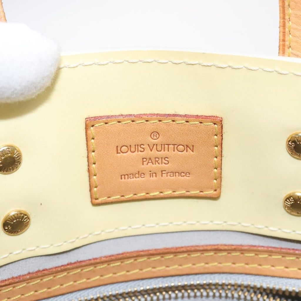 Louis Vuitton Reade Handbag Monogram Vernis Beige Patent_Leather Bag