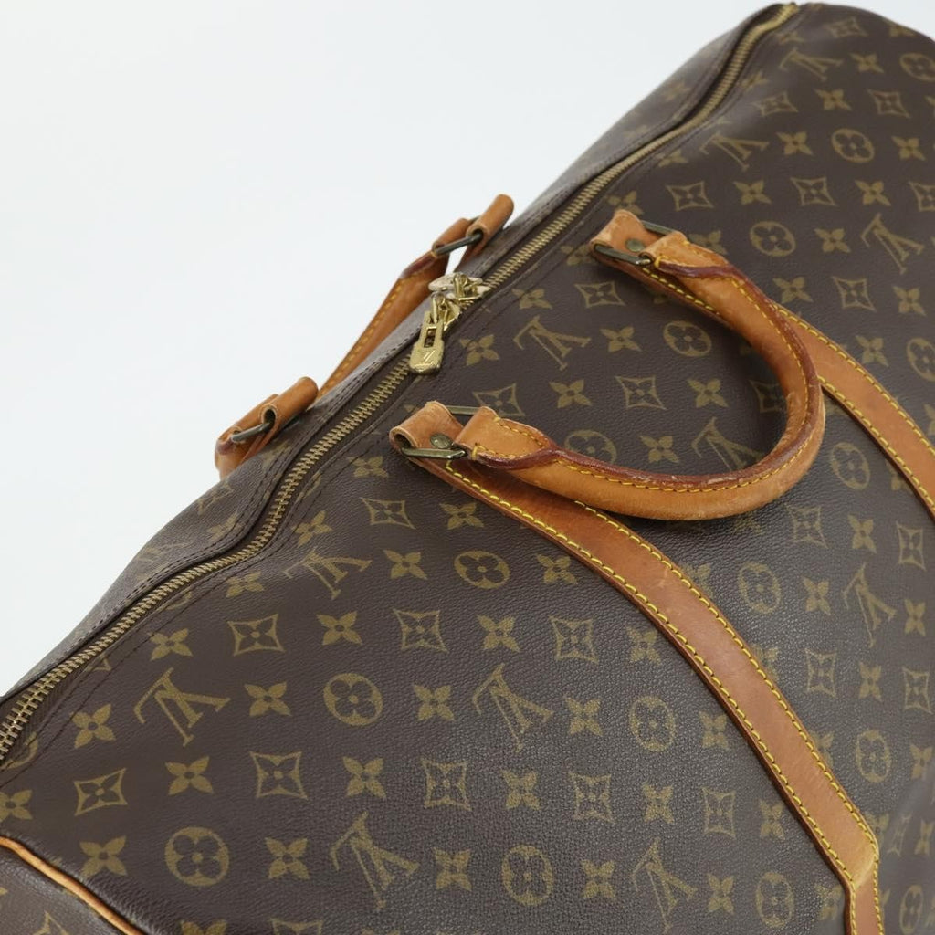 Louis Vuitton Keepall Bag Monogram Canvas Brown Canvas Travel Bag