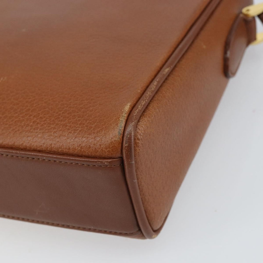 Burberry Vintage Shoulder Bag Leather Brown Leather Shoulder Bag
