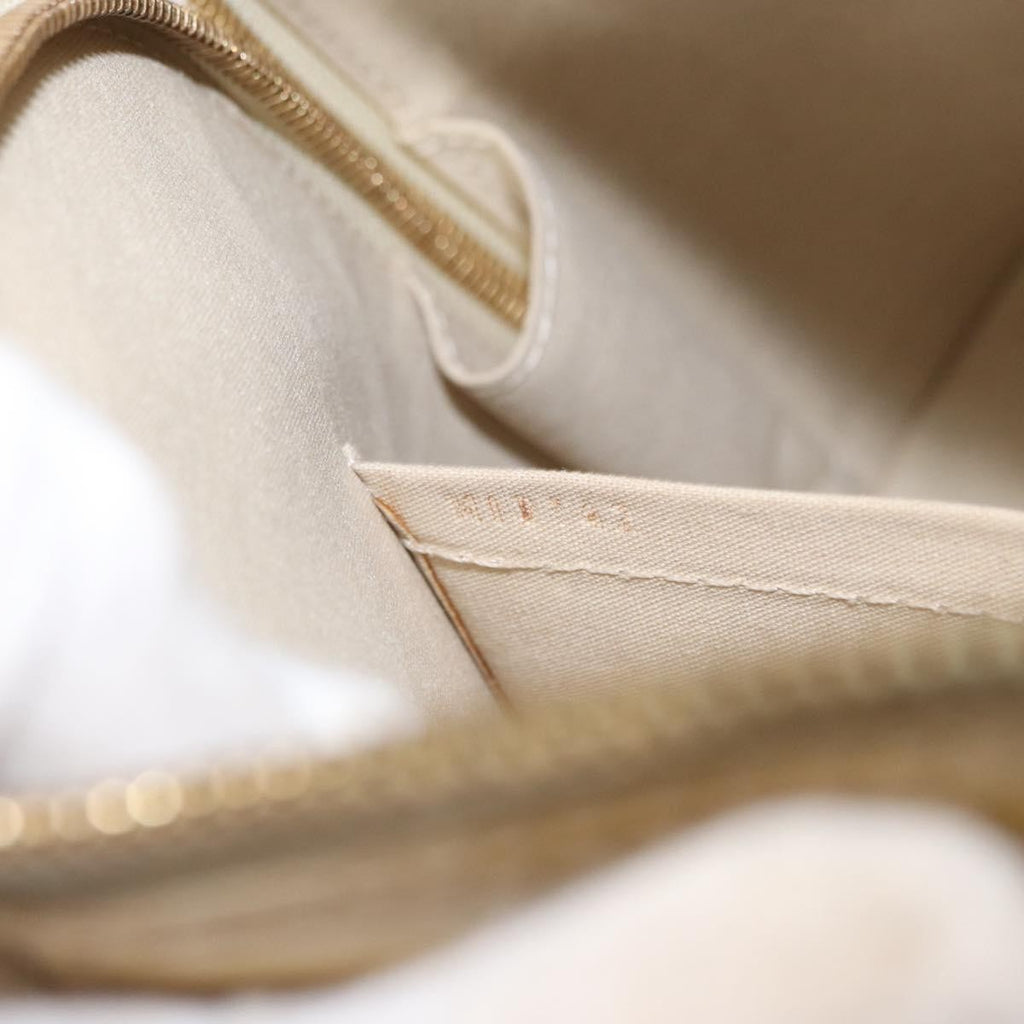 Louis Vuitton Alma Handbag Patent Leather Beige Patent_Leather Handbag