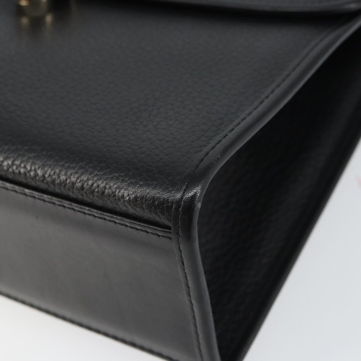 Burberry Vintage Handbag Leather Black Leather Handbag