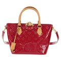 Louis Vuitton Montebello Handbag Monogram Vernis Pink Patent_Leather Handbag