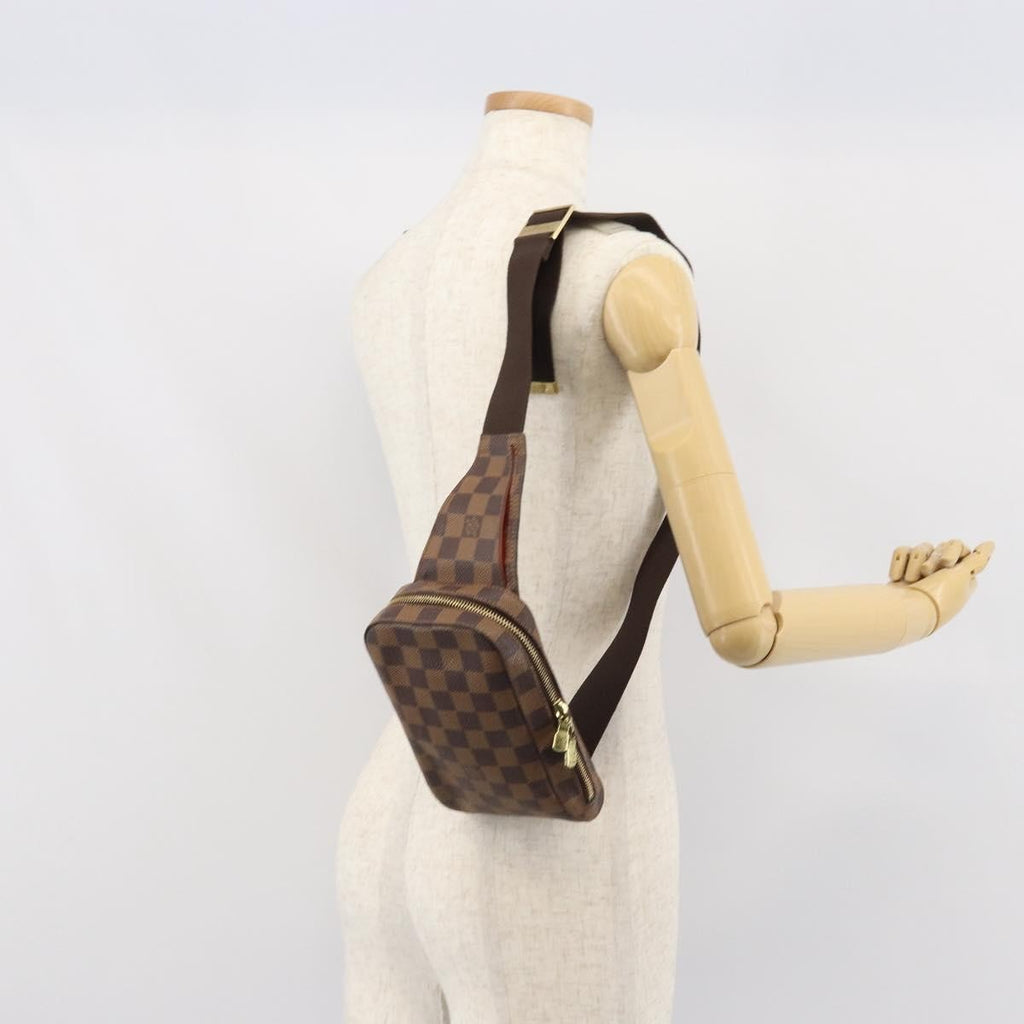 Louis Vuitton Geronimos Waist Bag Damier Brown Canvas Shoulder Bag