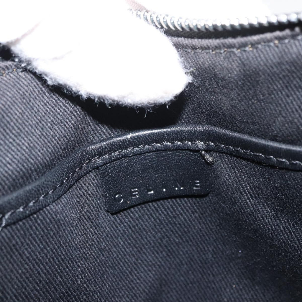 Celine Ava Bag Macadam Canvas Black Canvas Handbag