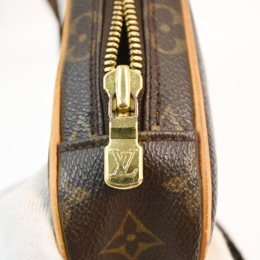 Louis Vuitton Pochette Gange Monogram Canvas Brown Canvas Clutche & Pouche Bag