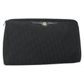 Christian Dior Trotter Pouch Diorissimo Canvas Black Canvas Clutche & Pouche Bag (Pre-Owned)
