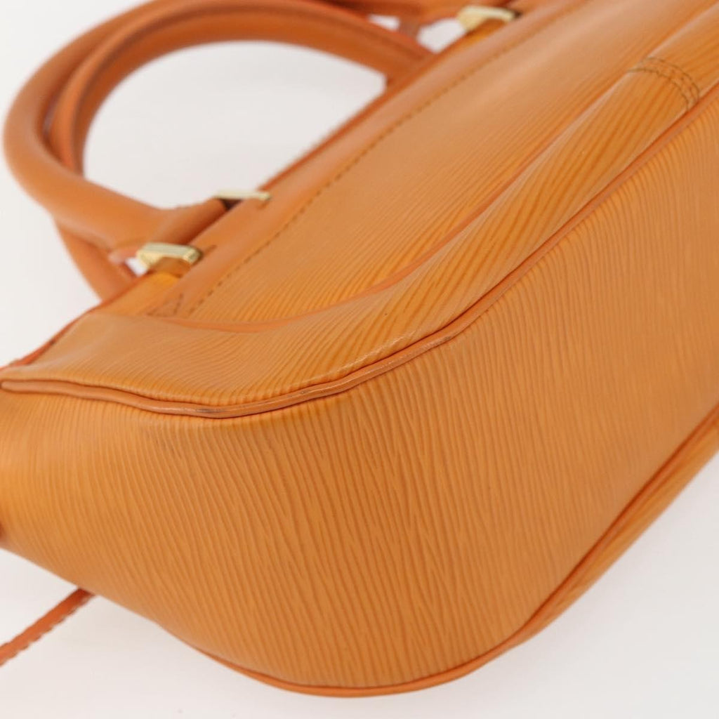 Louis Vuitton Danura Handbag Epi Orange Leather Handbag