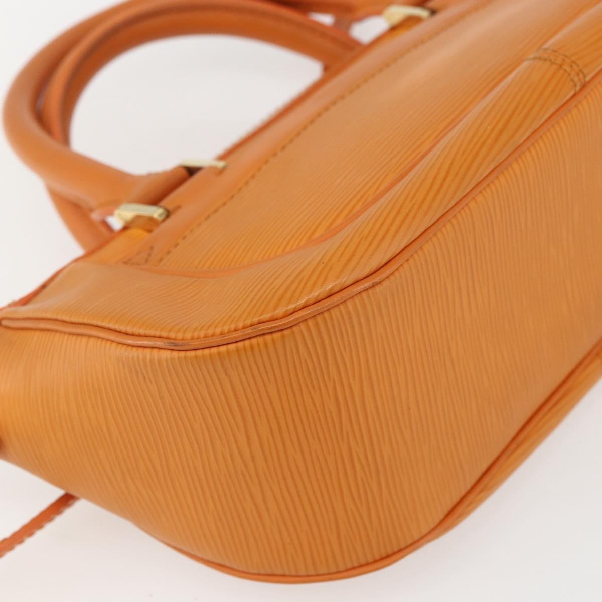 Louis Vuitton Danura Handbag Epi Orange Leather Handbag