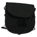Bottega Veneta Intrecciato Clutch Bag Calfskin Black Satin Shoulder Bag Bag