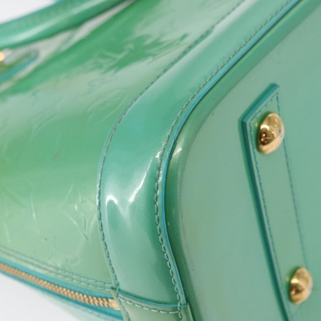 Louis Vuitton Alma Handbag Patent Leather Blue Patent_Leather Handbag