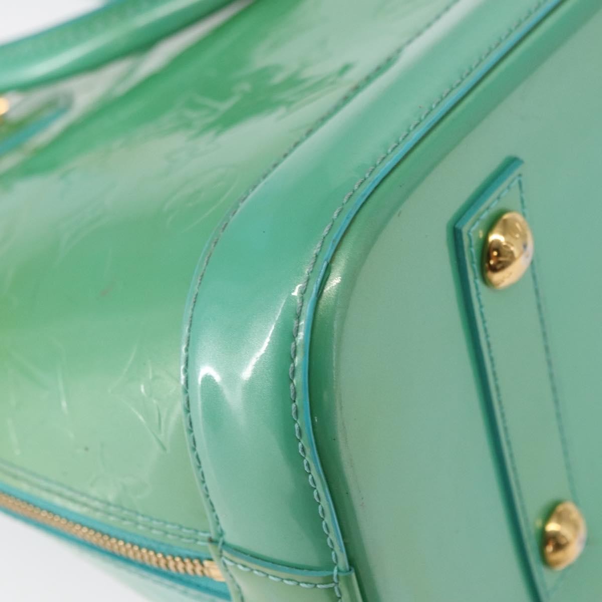 Louis Vuitton Alma Handbag Patent Leather Blue Patent_Leather Handbag