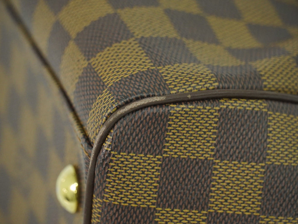 Louis Vuitton Trevi Handbag Damier Brown Canvas Handbag