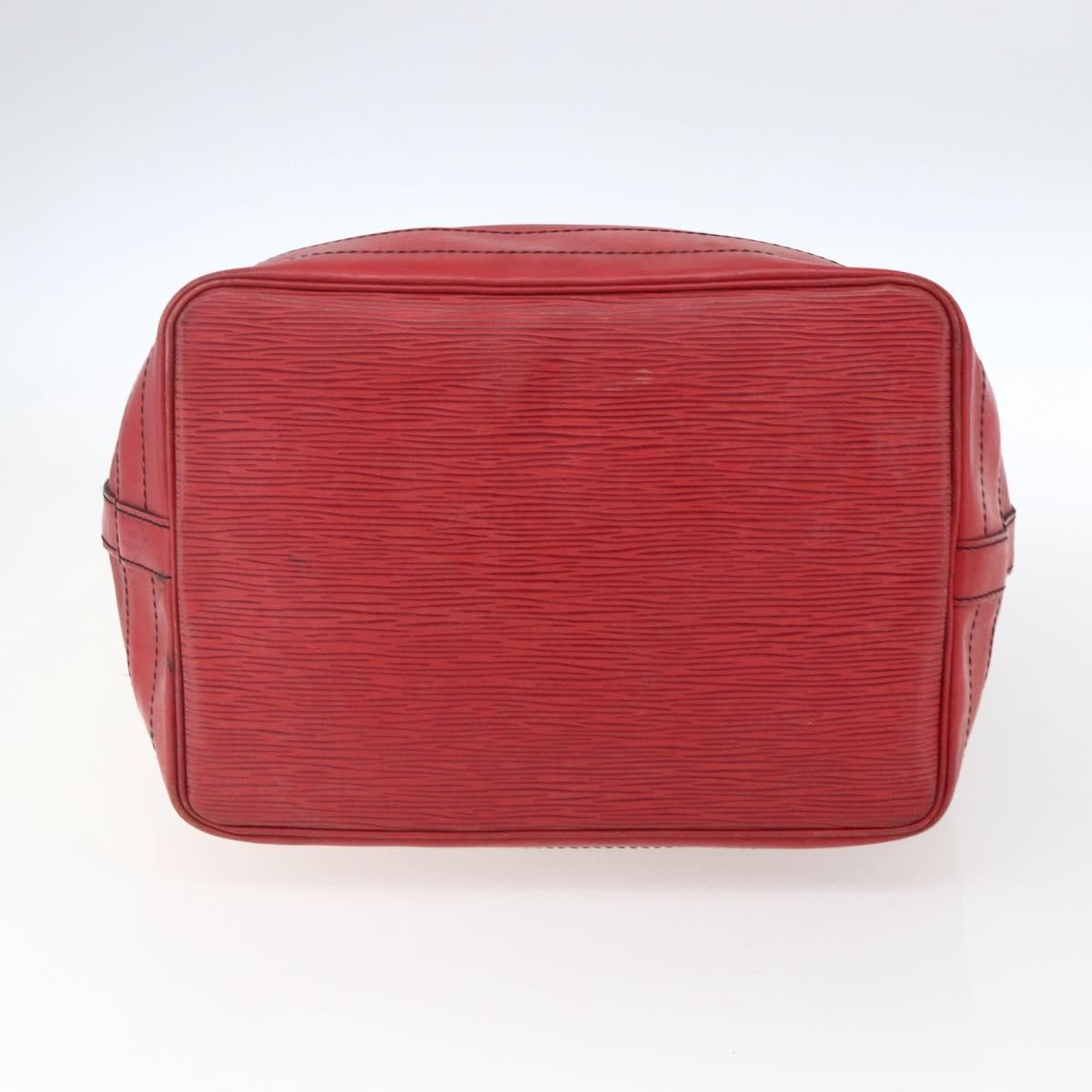 Louis Vuitton Petit Noe Nm Handbag Epi Leather Red Leather Shoulder Bag