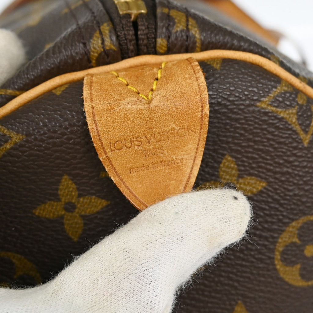 Louis Vuitton Keepall Bag Monogram Canvas Brown Canvas Travel Bag