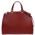 Louis Vuitton Brea Handbag Epi Leather Red Leather Tote Bag
