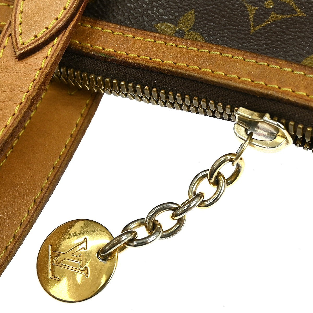 Louis Vuitton Palermo Handbag Monogram Canvas Brown Canvas Tote Bag