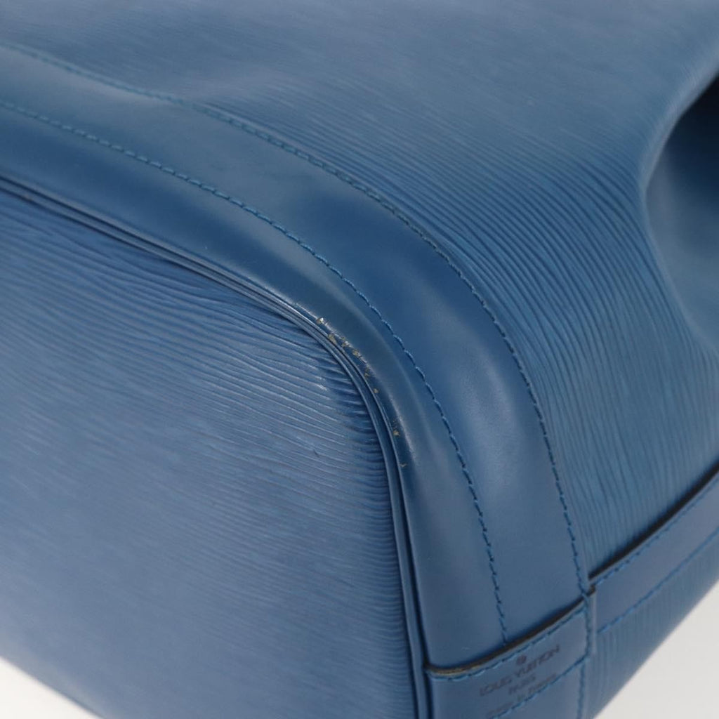 Louis Vuitton Noe Handbag Epi Leather Blue Leather Shoulder Bag