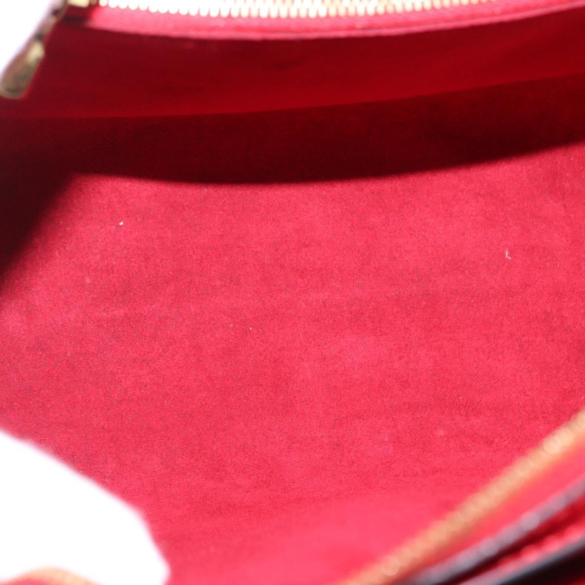 Louis Vuitton Pont Neuf Handbag Epi Leather Red Leather Handbag