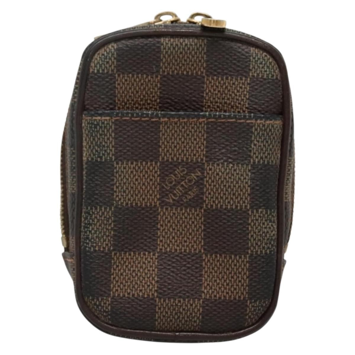 Louis Vuitton Etui Okapi Camera Case Damier Brown Canvas Bag