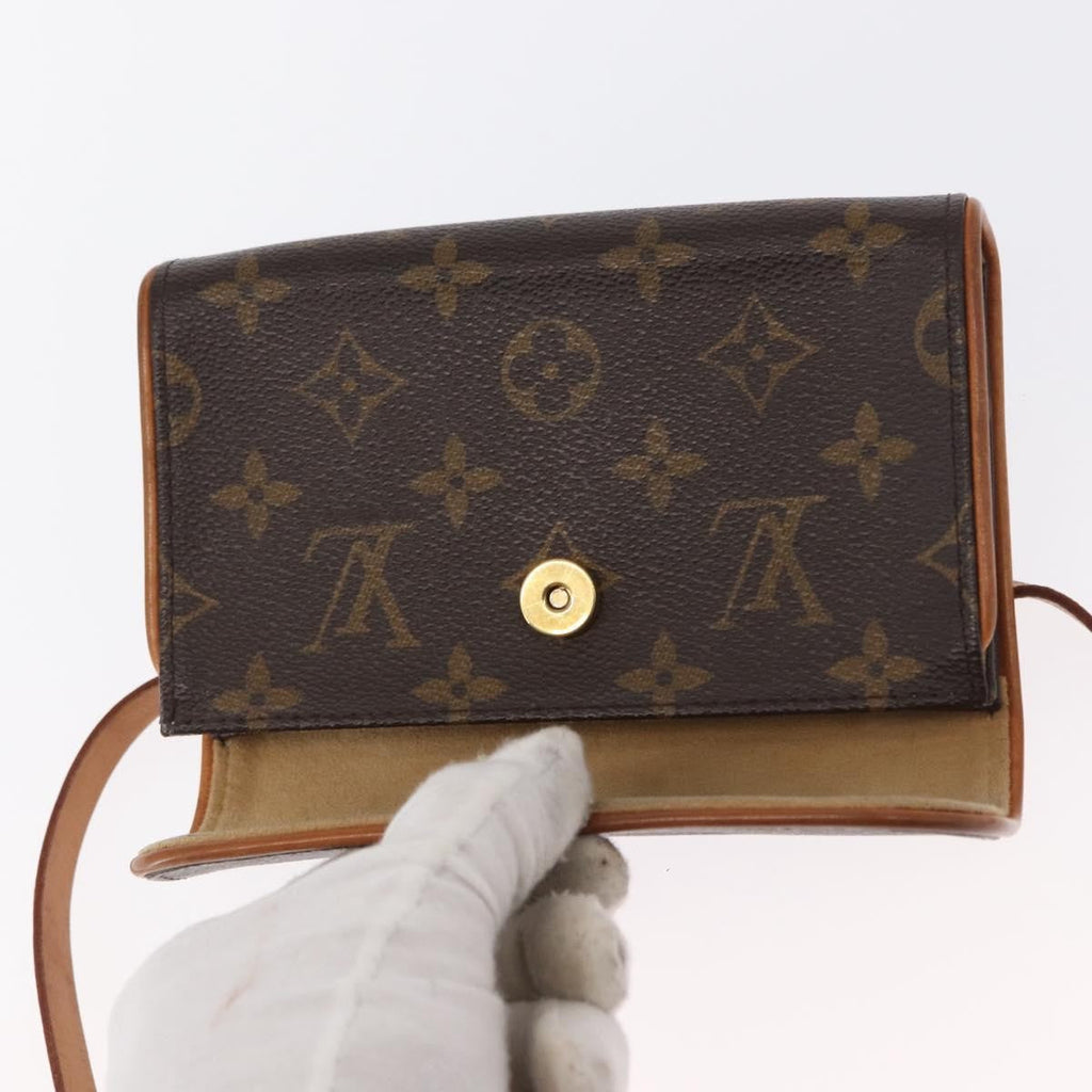 Louis Vuitton Florentine Waist Bag Monogram Canvas Brown Canvas Clutche & Pouche Bag