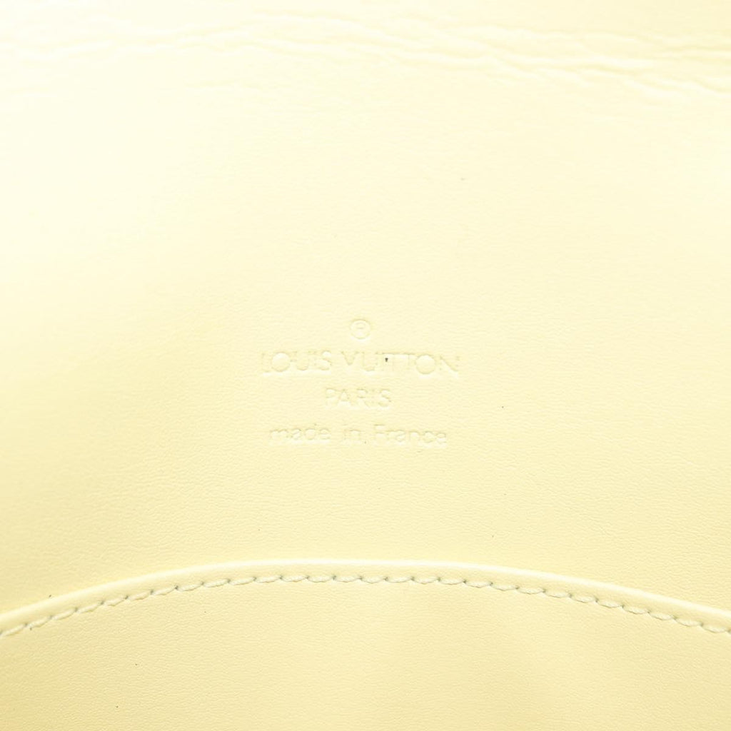 Louis Vuitton Thompson Street Handbag Monogram Vernis Yellow Patent_Leather Shoulder Bag