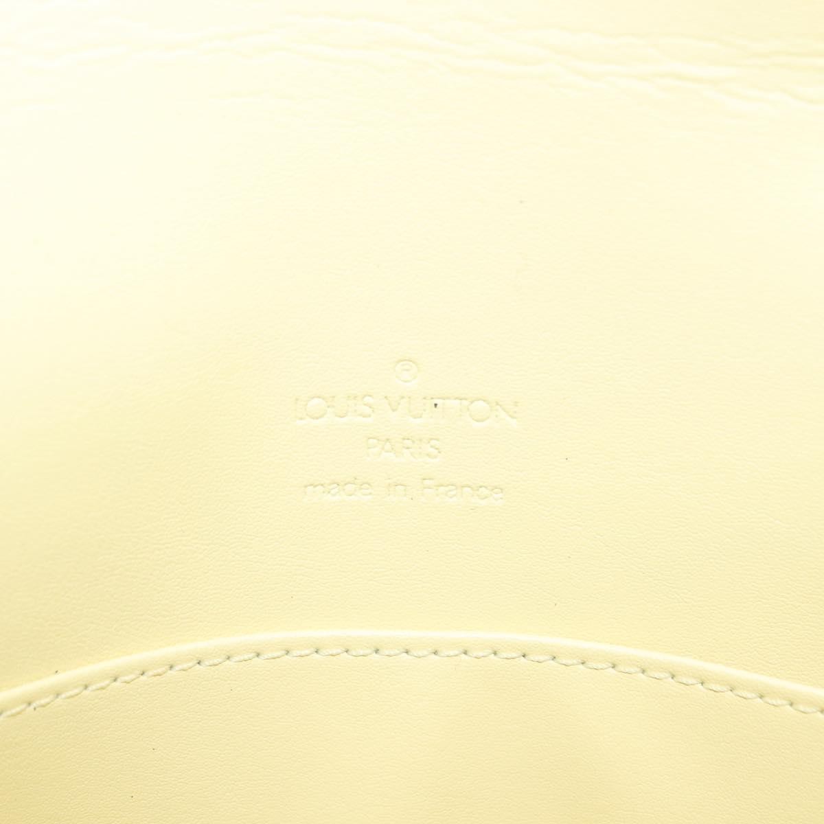 Louis Vuitton Thompson Street Handbag Monogram Vernis Yellow Patent_Leather Shoulder Bag