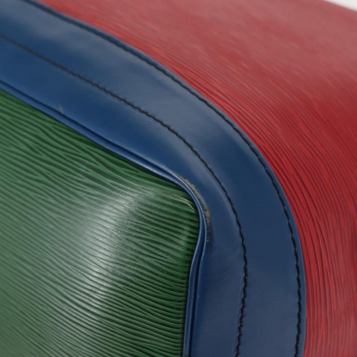 Louis Vuitton Tricolor Noe Handbag Epi Leather Red Leather Shoulder Bag
