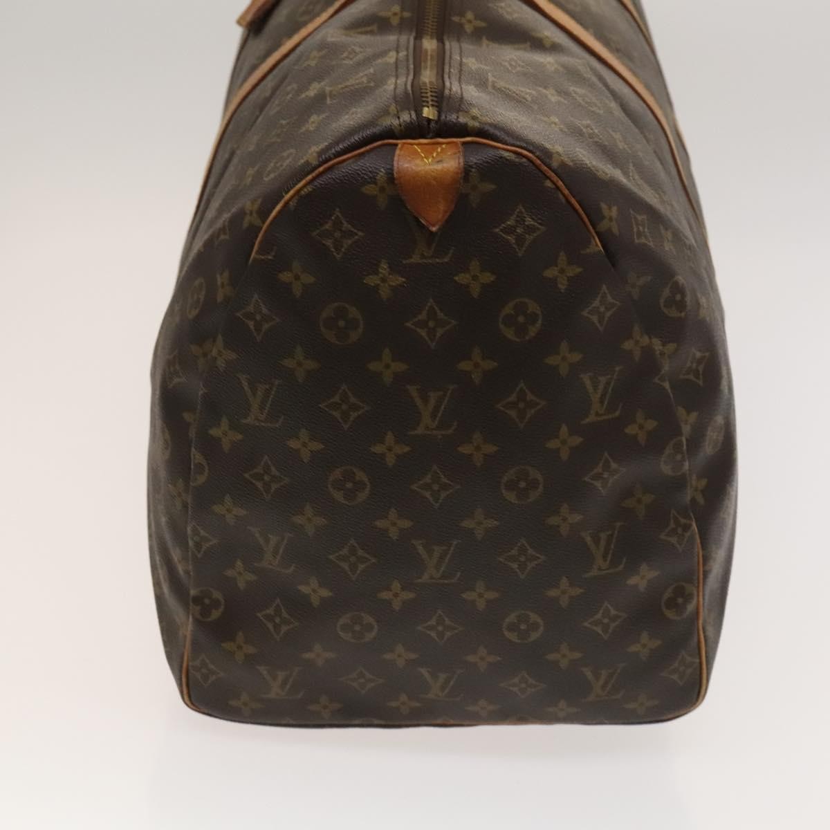 Louis Vuitton Keepall Bag Monogram Canvas Brown Canvas Travel Bag