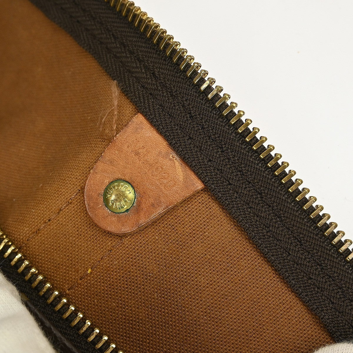 Louis Vuitton Keepall Bandouliere Bag Monogram Canvas Brown Canvas Travel Bag